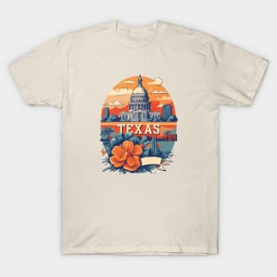 Texas Vintage Design T-Shirt